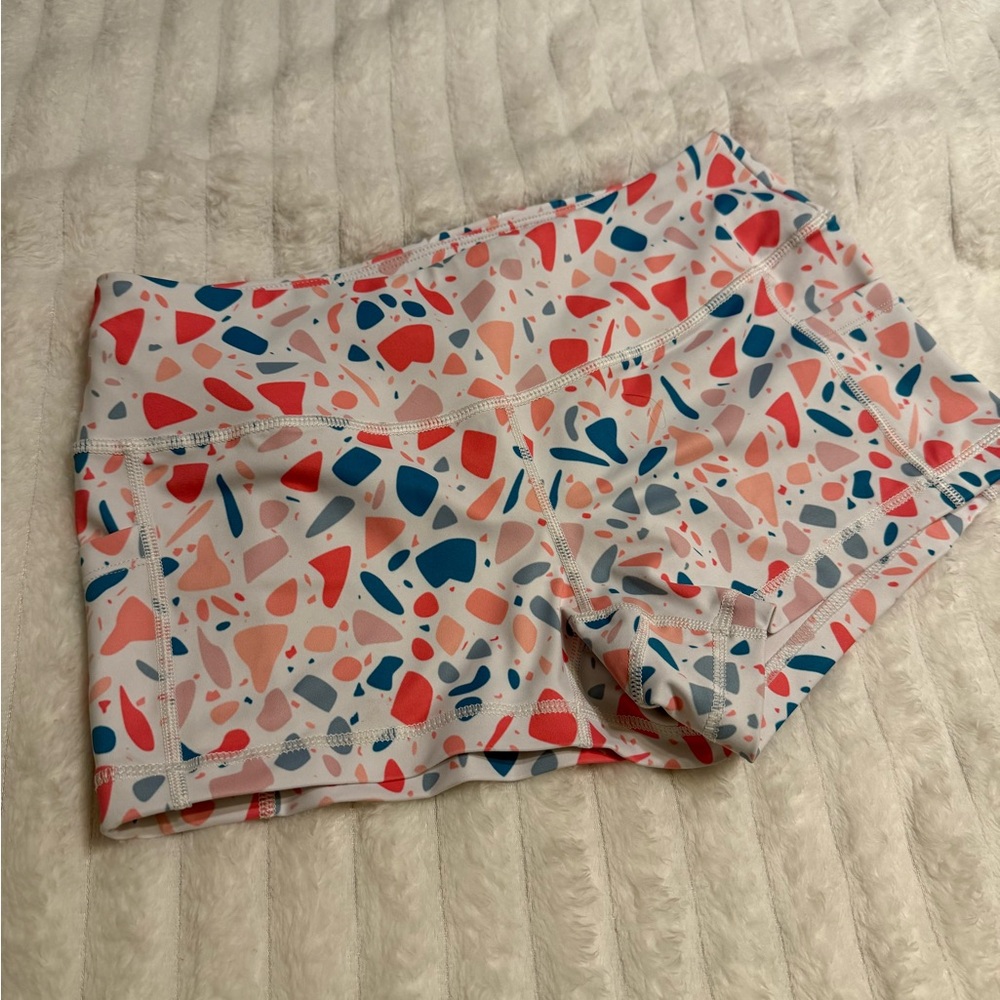 Feed Me Fight Me Abstract Pattern Shorts
